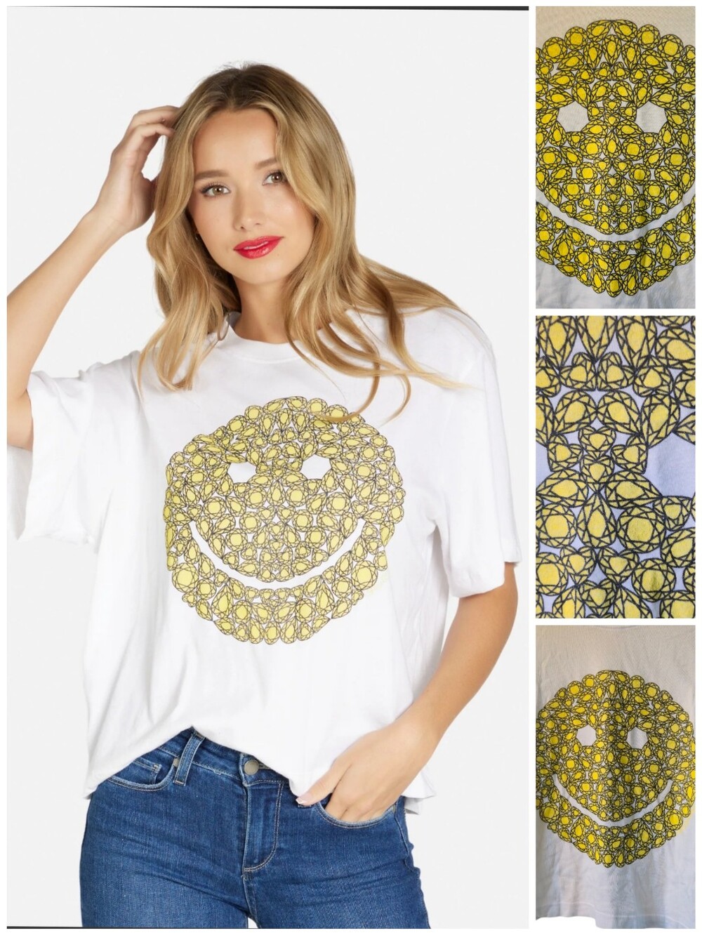 Lauren Moshi Rue Diamond Happy Face
